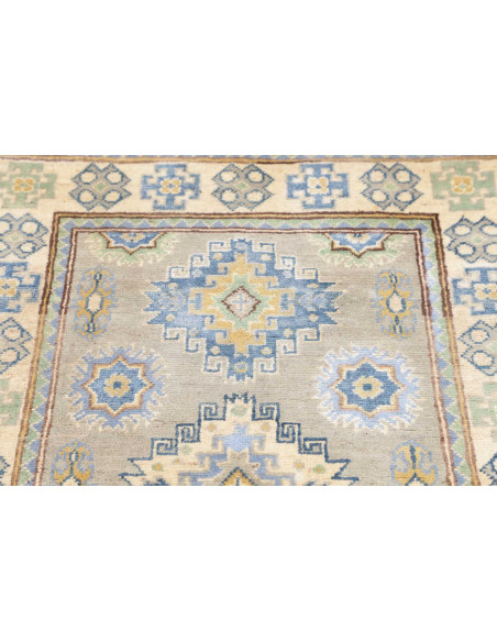 Rug Kazak Co 83x311 Grey Blue