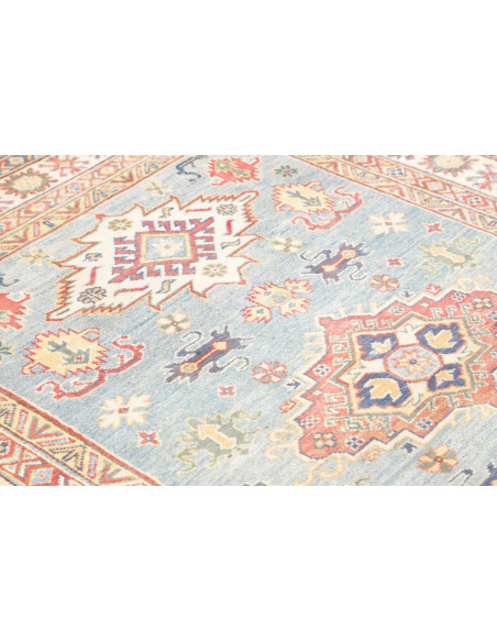 Tappeto Kazak Co Afgahnistan 154x201 Azzurro Ch