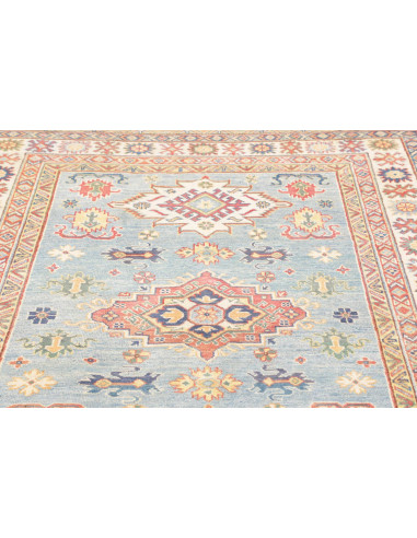 Tappeto Kazak Co Afgahnistan 154x201 Azzurro Ch
