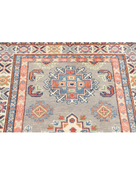 Tappeto Kazak Co Afgahnistan 82x198 Grigio Perl