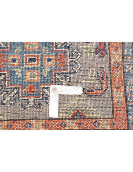 Tappeto Kazak Co Afgahnistan 82x198 Grigio Perl