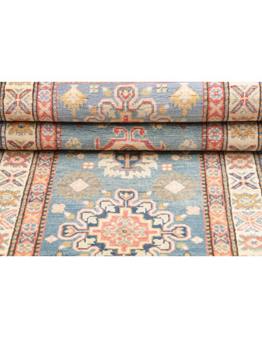 Rug Kazak Co 82x200 Dusty Blue