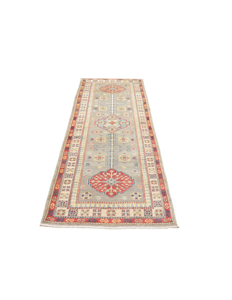 Rug Kazak Co 80x252 Sage Green Coral Red
