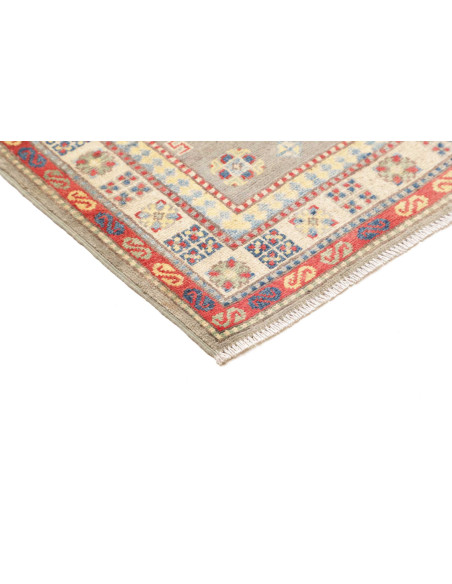 Rug Kazak Co 80x252 Sage Green Coral Red