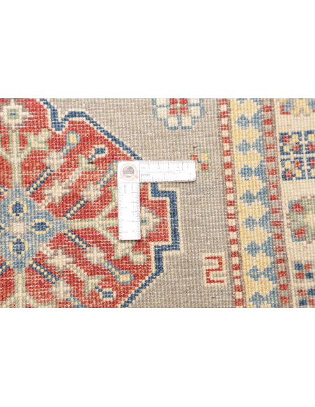 Rug Kazak Co 80x252 Sage Green Coral Red