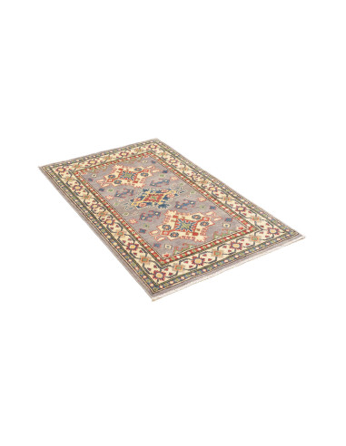 Tappeto Kazak Co Afgahnistan 81x127 Grigio-blu