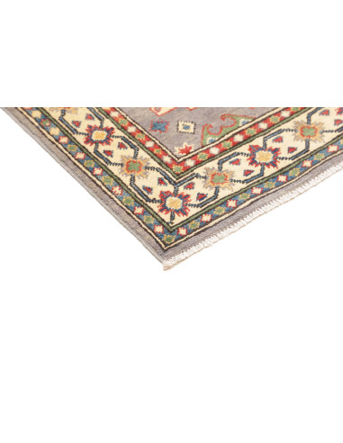 Tappeto Kazak Co Afgahnistan 81x127 Grigio-blu
