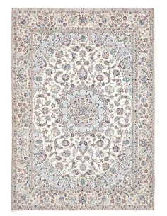 Tappeto Nain 9la Persia 246x346 Bianco Crema Az
