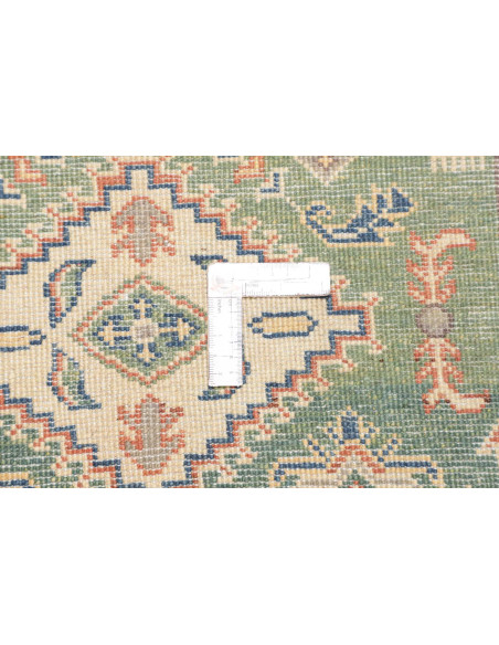 Rug Kazak Co 82x125 Sage Green Terracotta Red