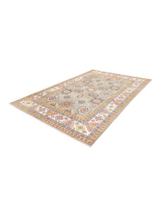 Rug Kazak Co 197x296 Grey-green Multicolor 2