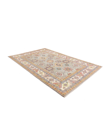 Rug Kazak Co 197x296 Grey-green Multicolor