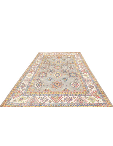 Rug Kazak Co 197x296 Grey-green Multicolor