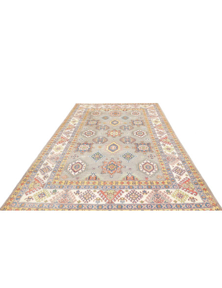 Rug Kazak Co 197x296 Grey-green Multicolor