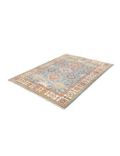 Tappeto Kazak Co Afgahnistan 154x200 Blu Terrac 2