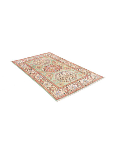 Rug Kazak Co 116x175 Aqua Green Terracotta