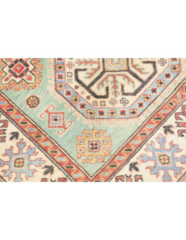 Rug Kazak Co 116x175 Aqua Green Terracotta