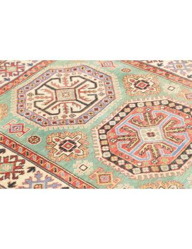 Rug Kazak Co 116x175 Aqua Green Terracotta