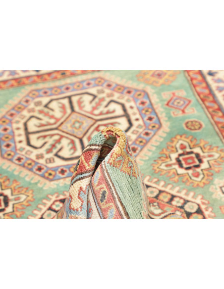Rug Kazak Co 116x175 Aqua Green Terracotta