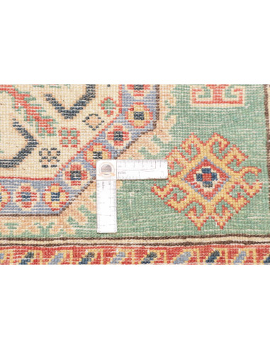 Rug Kazak Co 116x175 Aqua Green Terracotta