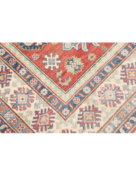 Rug Kazak Co 152x202 Terracotta Blue