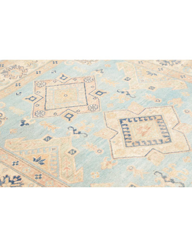 Rug Kazak Co 151x204 Sky Blue Cream