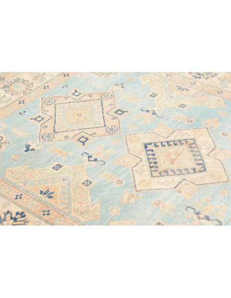 Rug Kazak Co 151x204 Sky Blue Cream