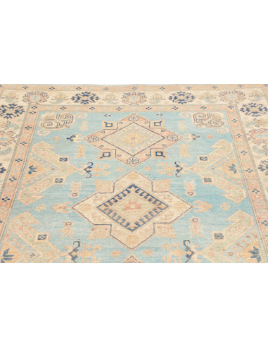 Rug Kazak Co 151x204 Sky Blue Cream