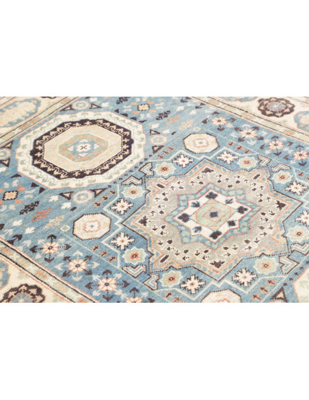 Tappeto Kazak Co Afgahnistan 122x178 Azzurro Be