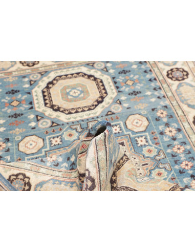 Tappeto Kazak Co Afgahnistan 122x178 Azzurro Be