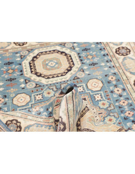 Tappeto Kazak Co Afgahnistan 122x178 Azzurro Be