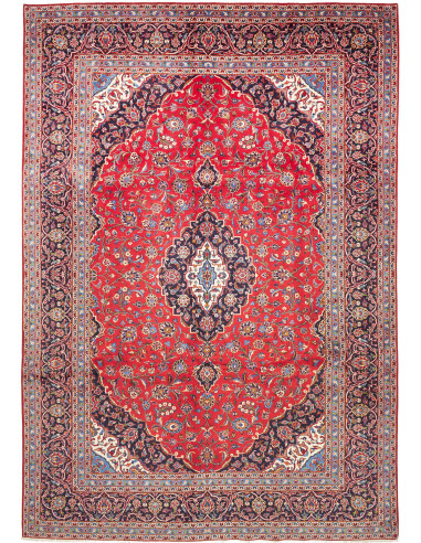 Hand Made Rug Ardakan Persia 283x413 Red Navy B