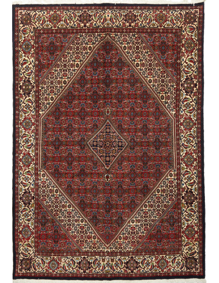Rug Bidjar Persia grey yellow 144x202