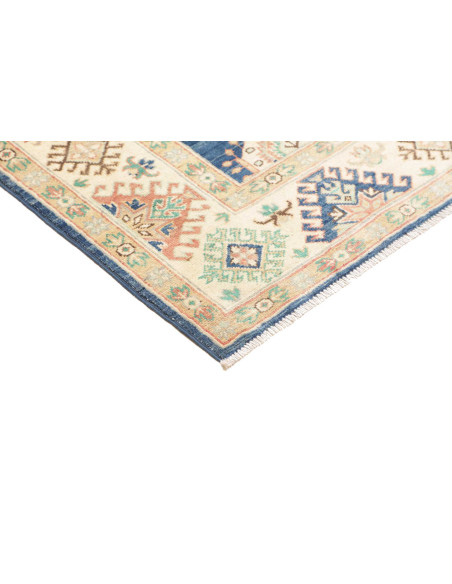 Rug Kazak Co 173x240 Deep Blue Cream