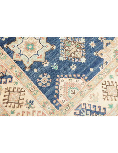 Rug Kazak Co 173x240 Deep Blue Cream