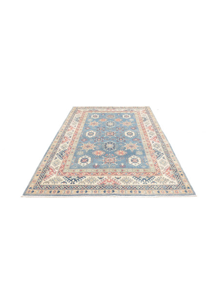 Rug Kazak Co 172x242 Sky Blue Cream