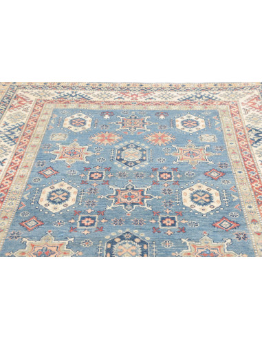 Rug Kazak Co 172x242 Sky Blue Cream