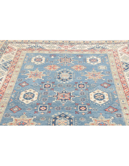Rug Kazak Co 172x242 Sky Blue Cream