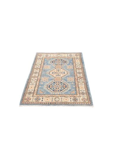 Rug Kazak Co 79x126 Blue Cream