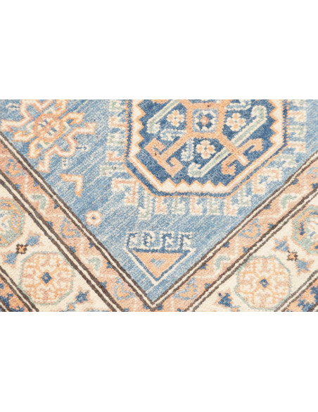 Rug Kazak Co 79x126 Blue Cream