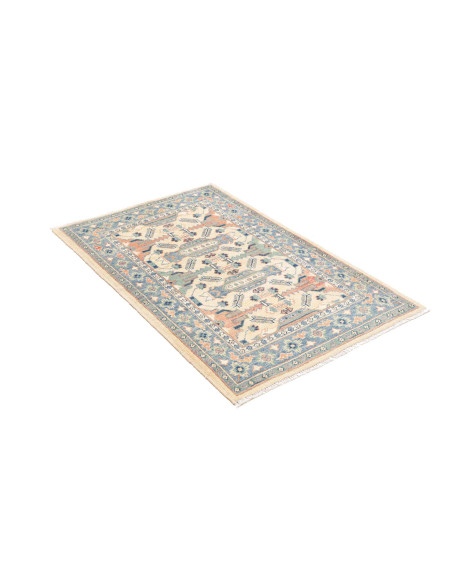 Rug Kazak Co 80x126 Blue Ivory