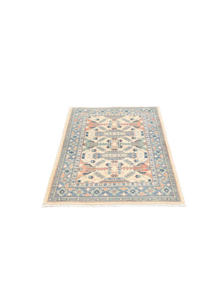 Rug Kazak Co 80x126 Blue Ivory