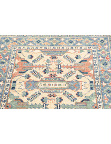 Rug Kazak Co 80x126 Blue Ivory