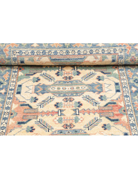 Rug Kazak Co 80x126 Blue Ivory