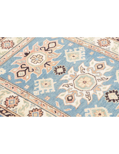Rug Kazak Co 84x130 Sky Blue Peach