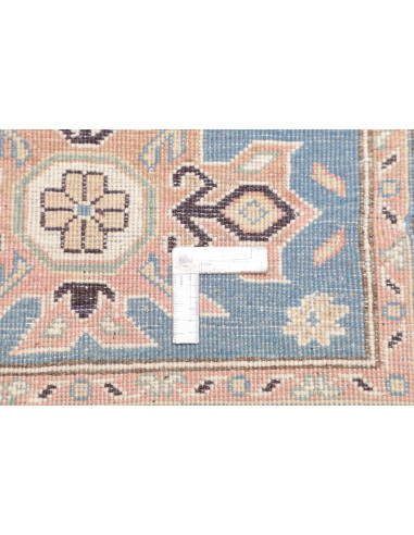 Rug Kazak Co 84x130 Sky Blue Peach