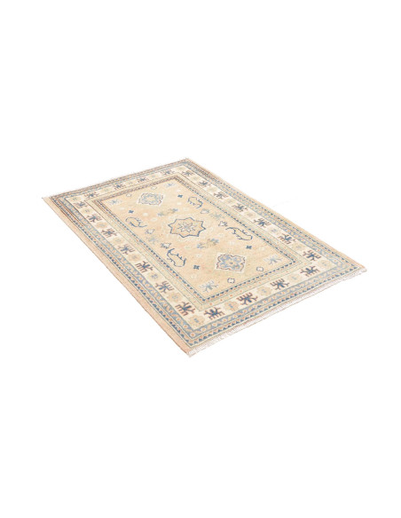 Tappeto Kazak Co Afgahnistan 81x119 Beige Rosat