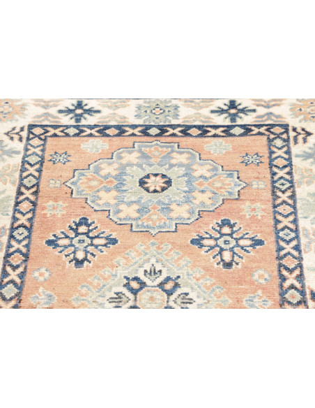 Tappeto Kazak Co Afgahnistan 85x121 Pesca Blu E