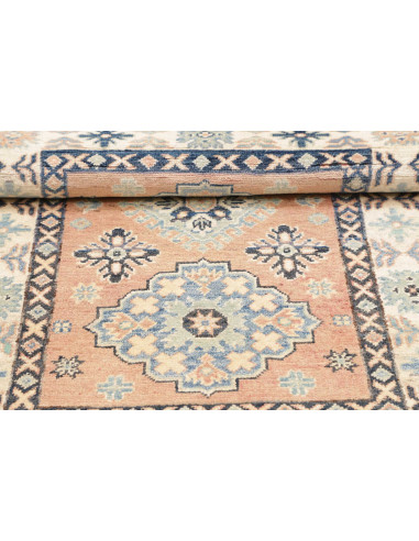 Tappeto Kazak Co Afgahnistan 85x121 Pesca Blu E