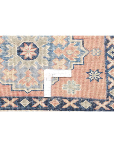 Tappeto Kazak Co Afgahnistan 85x121 Pesca Blu E