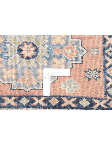 Tappeto Kazak Co Afgahnistan 85x121 Pesca Blu E